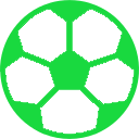 ballon foot vert icon